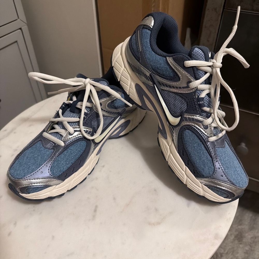 Nike Denim and White Sneakers NWOT